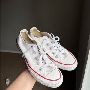 Converse White Low-Top Sneakers